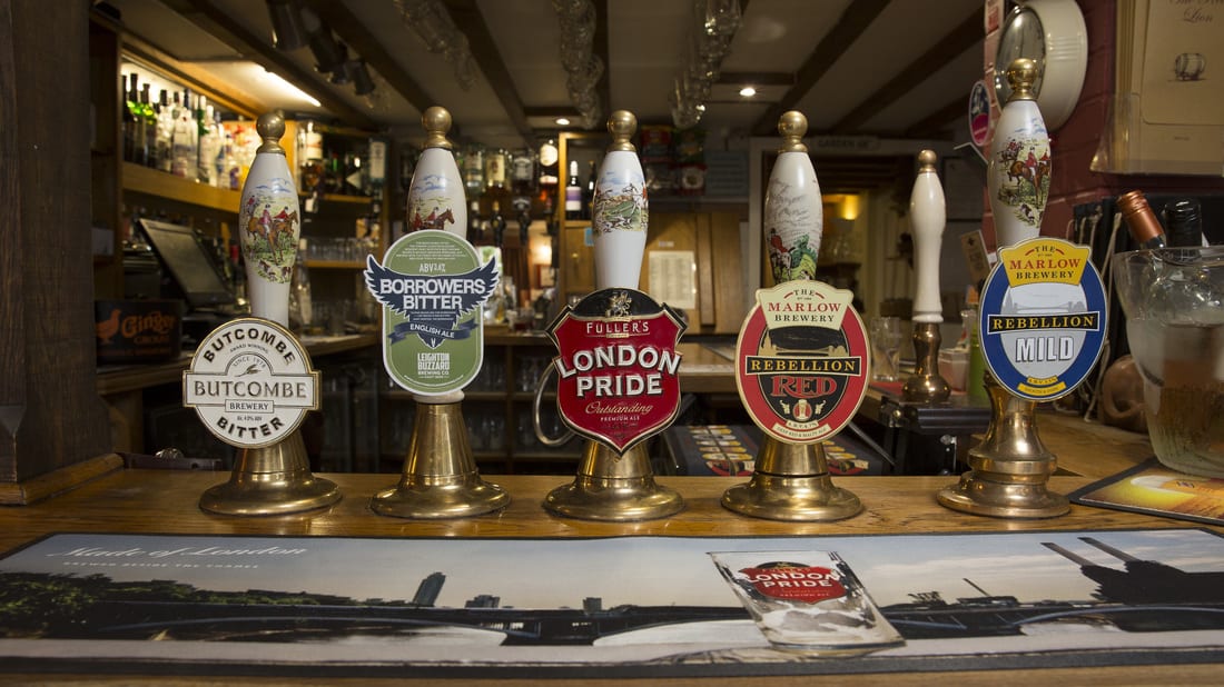 A pint of local cask ale
